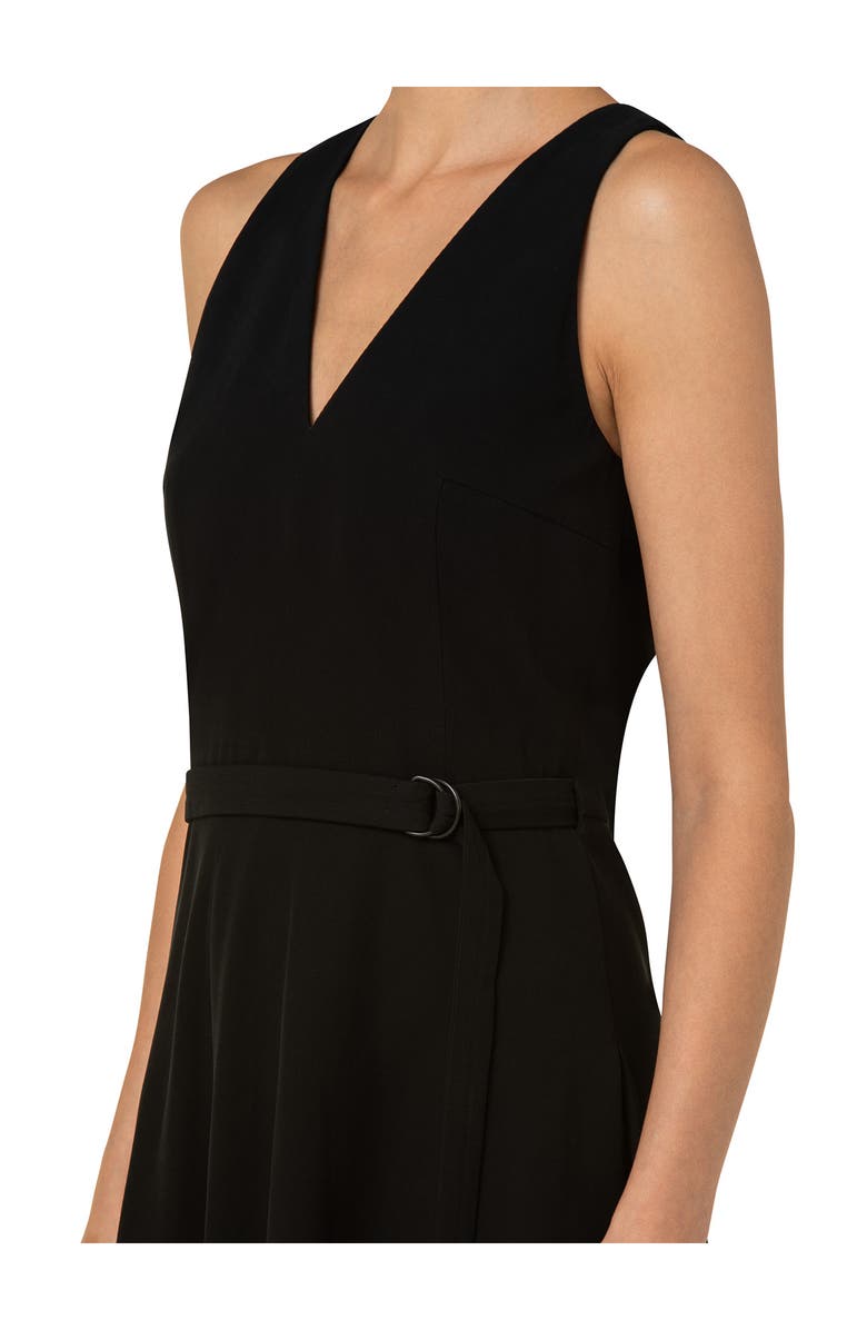 Akris punto V-Neck Cotton Blend Wrap Dress, Alternate, color, 