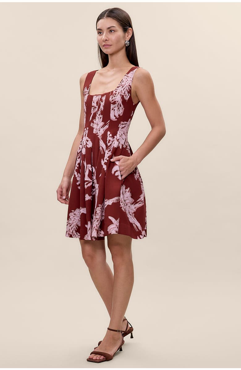 Rebecca Taylor Ciara Dress, Alternate, color, Aberdeen Combo