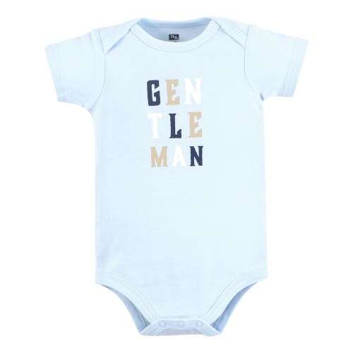 Hudson Baby Essential Cotton Bodysuits 5-piece Set In Multi