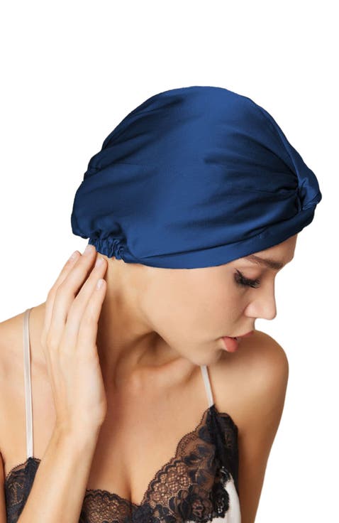 Pure Silk Knot-Front Hair Bonnet