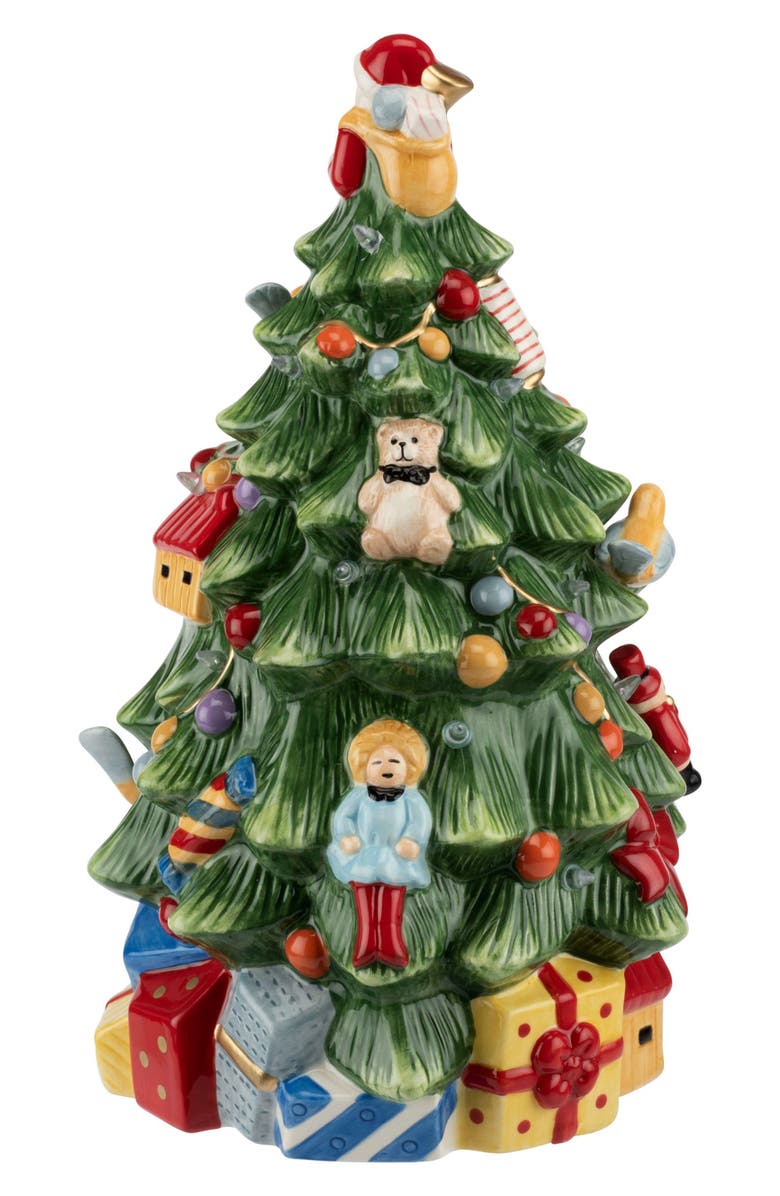 Spode Lit Porcelain Christmas Tree, Alternate, color, 