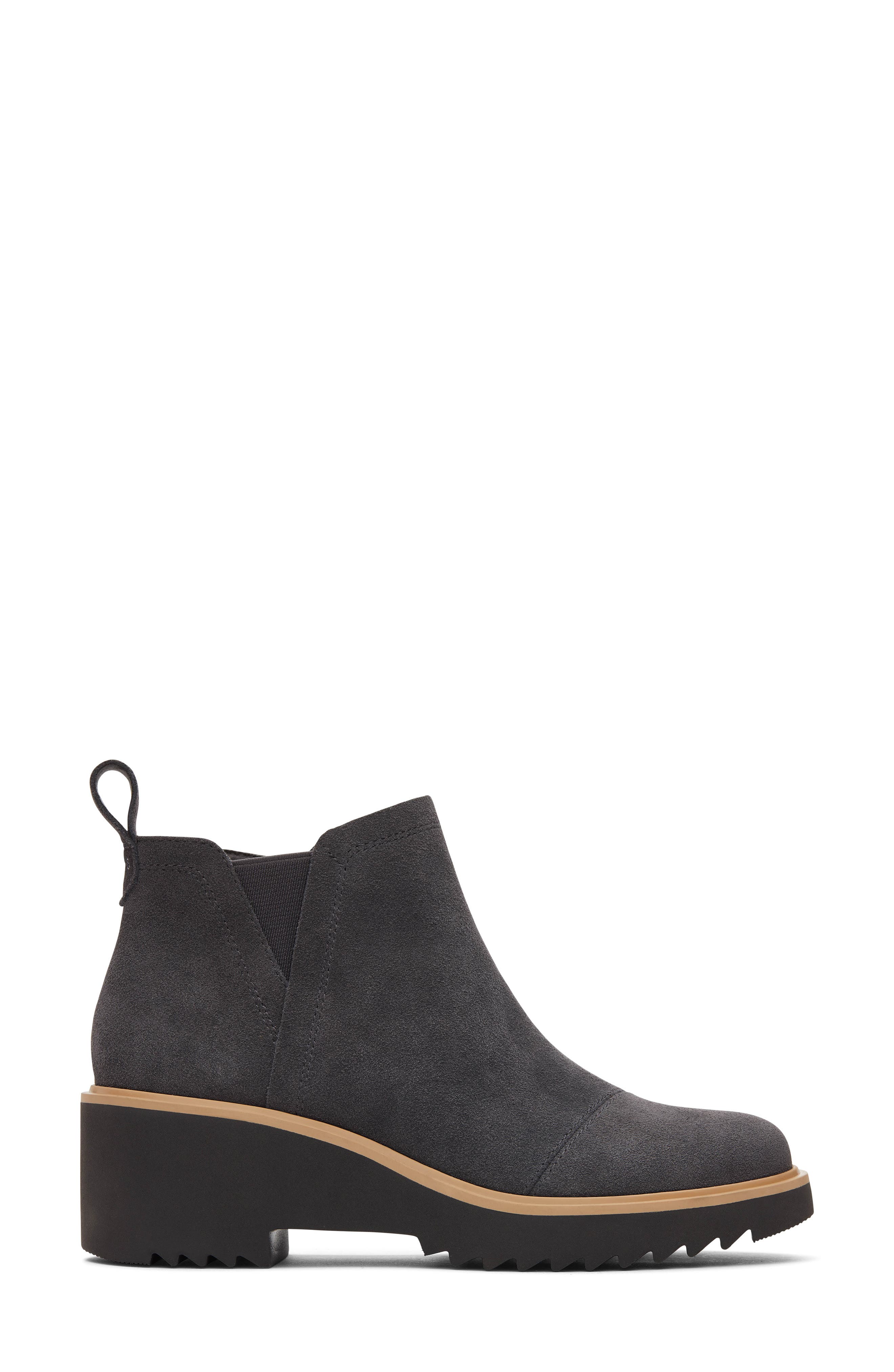 TOMS Maude Bootie, Alternate, color, Dark Grey
