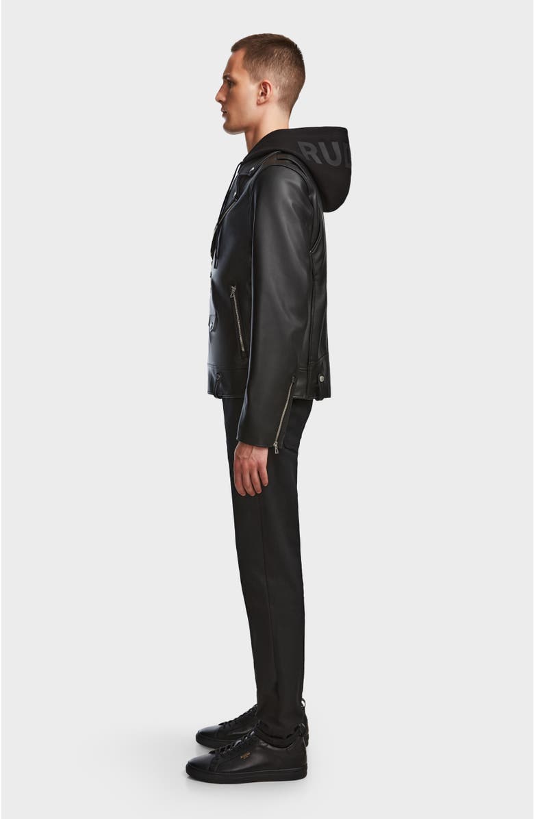 Rudsak MANUS MEN'S LEATHER MOTO JACKET, Alternate, color, 
