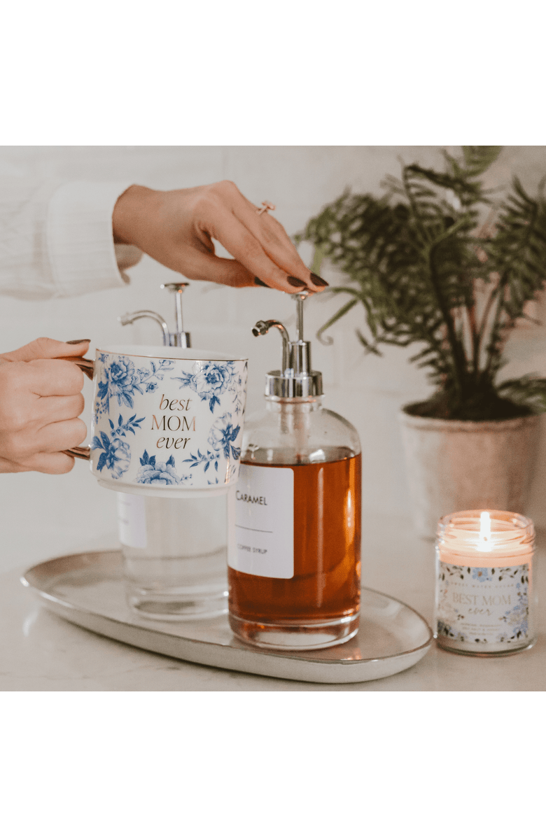 SWEET WATER DECOR Patterned 14 oz Gold Handle Coffee Mug, Alternate, color, Best Mom Ever