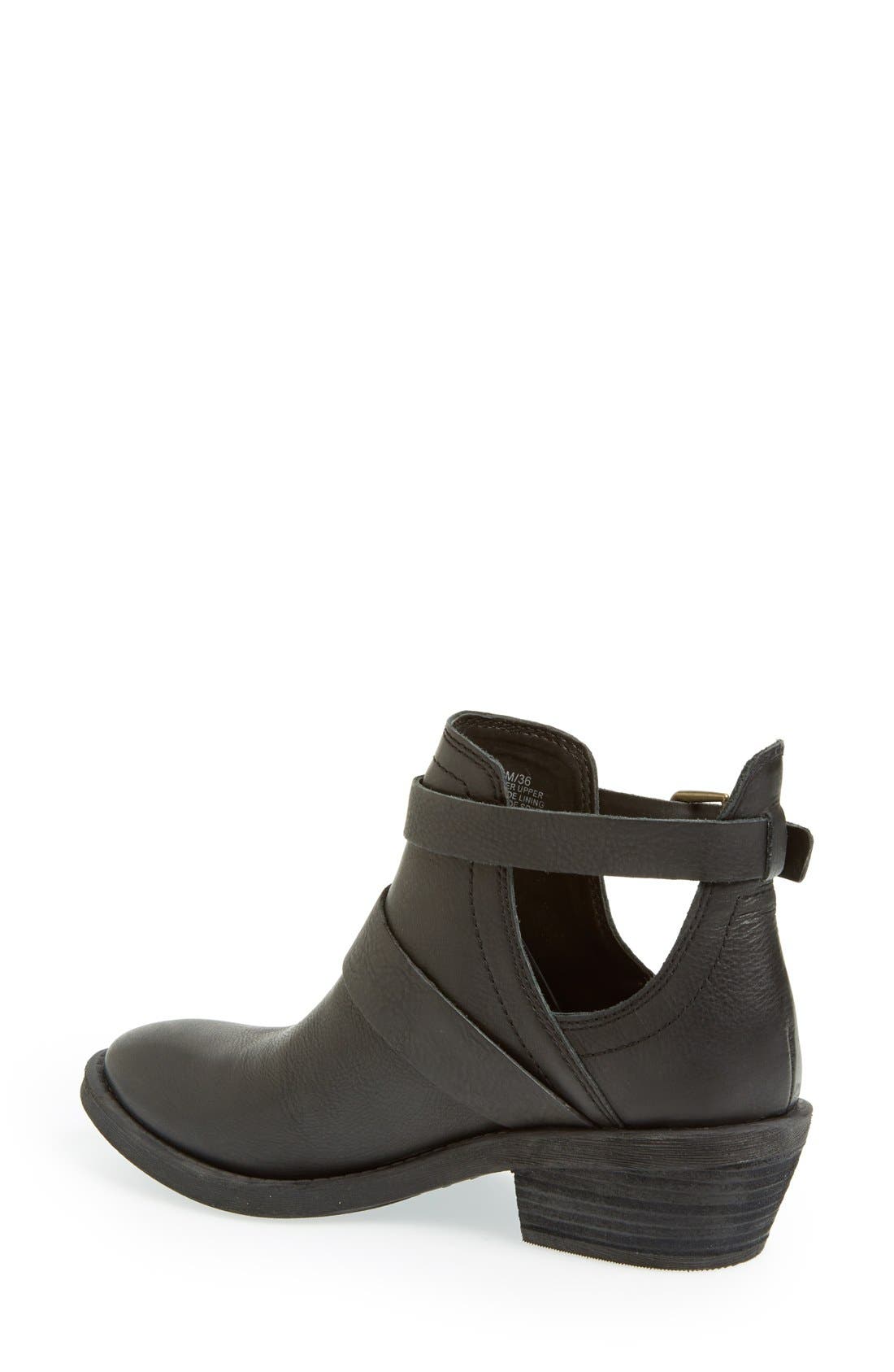 'Chaves' Bootie, Alternate, color, BLACK LEATHER