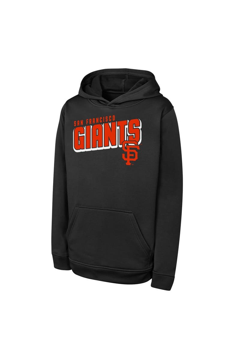 Outerstuff Youth Black San Francisco Giants Cyber Punk Pullover Hoodie, Alternate, color,