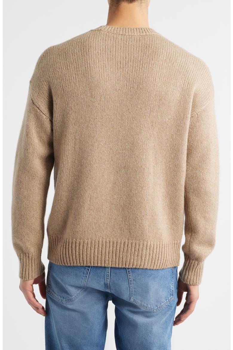 Hunter Cashmere & Cotton Sweater, Alternate, color, OPEN BEIGE