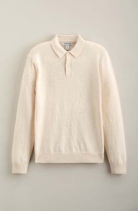 Kids' Cotton Polo Sweater