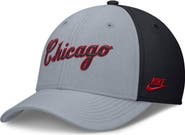 Nike Men's Nike Gray/Navy Chicago White Sox Rise Swoosh Performance Flex Hat