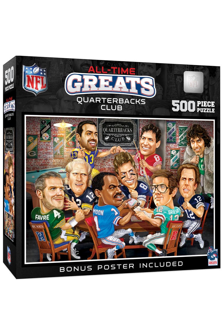 NFL Quarterbacks 500 Piece Puzzle, Main, color, Multicolor