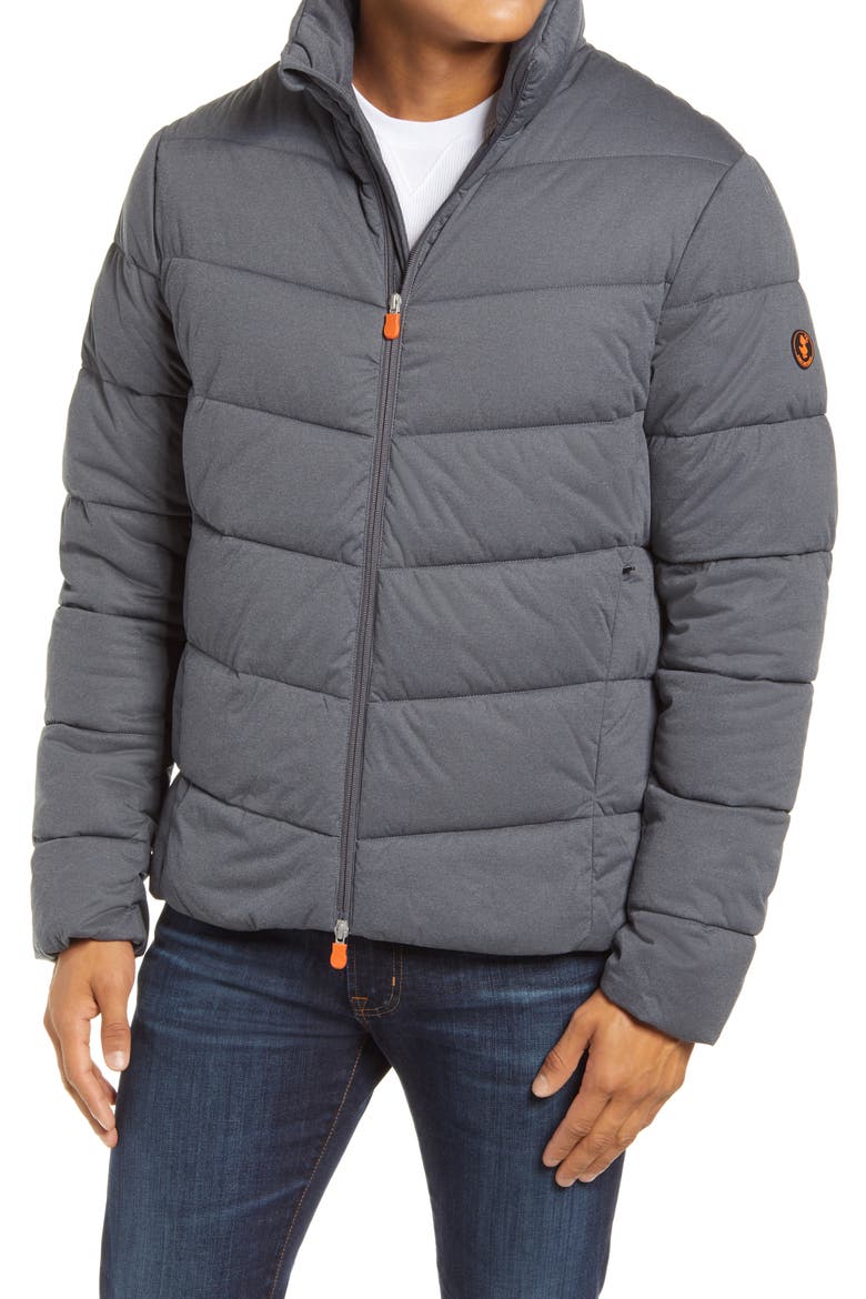 Waterproof Puffer Jacket, Alternate, color, OPAL GREY MELANGE
