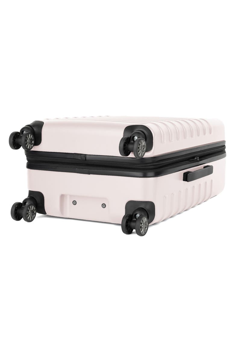 Rollmaster™ Lite 2 24-Inch Expandable Medium Checked Hardside Spinner Suitcase, Alternate, color, SOFT PINK MATTE