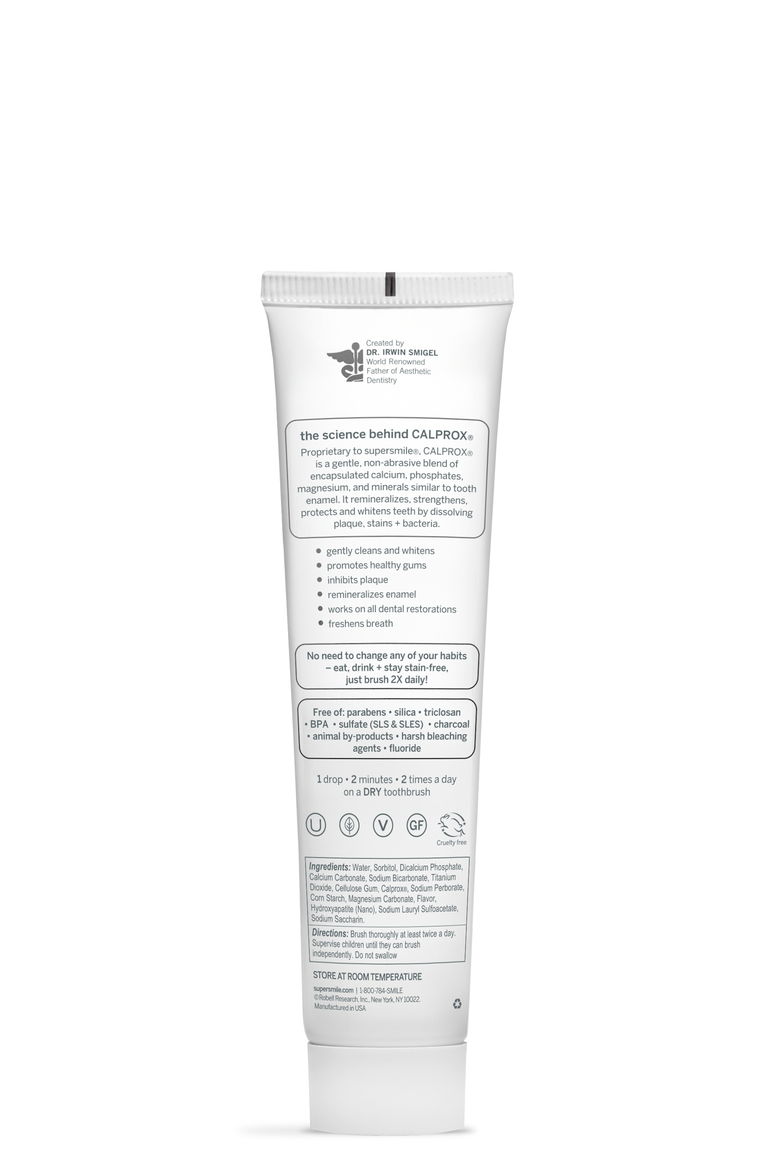 Fluoride Free Professional Whitening Toothpaste - original mint, Alternate, color, White