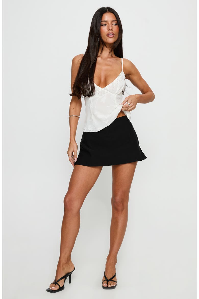 Roselea Beaded Cami Top, Alternate, color, WHITE