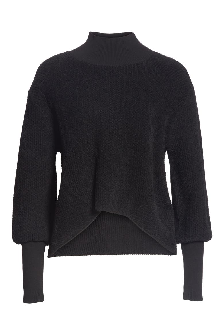 Chenille Sweater, Alternate, color, NOIR