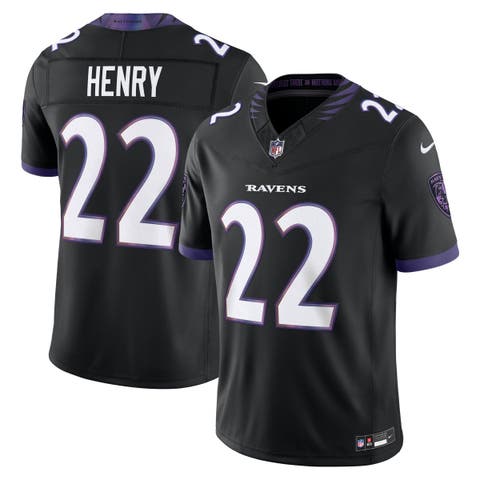 Men's Nike Derrick Henry Black Baltimore Ravens Alternate Alternate Vapor F.U.S.E. Stitched Limited Jersey