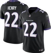 Nike Men's Nike Derrick Henry Black Baltimore Ravens Alternate Alternate Vapor F.U.S.E. Stitched Limited Jersey