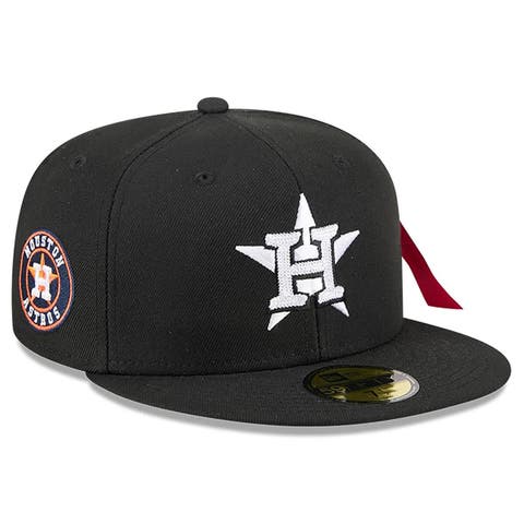 Men's New Era x Alpha Industries  Black Houston Astros 59FIFTY Fitted Hat