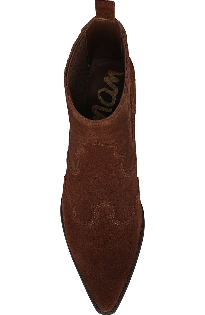 Sam Edelman West Bootie, Alternate, color, Dark Toffee