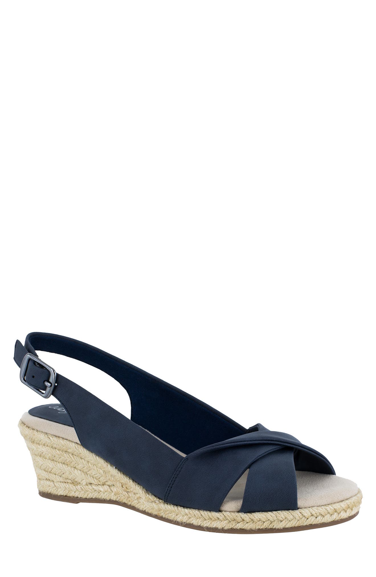EASY STREET Maureen Slingback Espadrille Wedge, Main, color, 