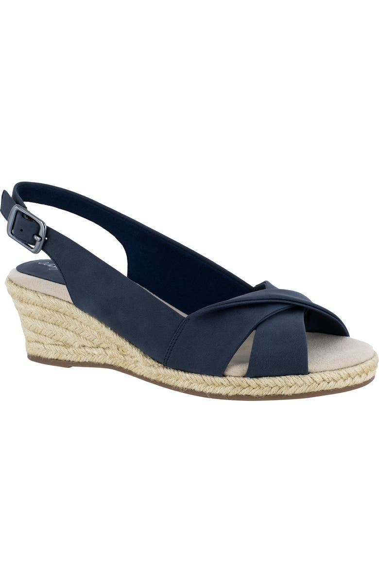 EASY STREET Maureen Slingback Espadrille Wedge, Main, color,