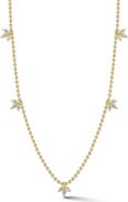 SPHERA MILANO Leaf Station Necklace