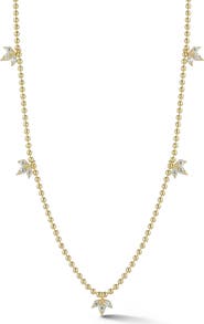 SPHERA MILANO Leaf Station Necklace
