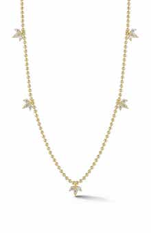 Leaf Station Necklace