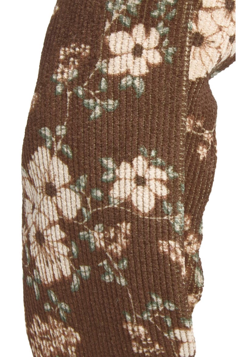Marlene Floral Headband, Alternate, color, WALNUT