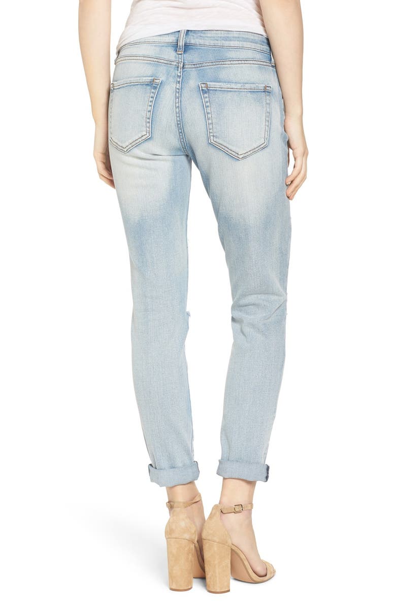 BP. Ripped Skinny Boyfriend Jeans, Alternate, color, 