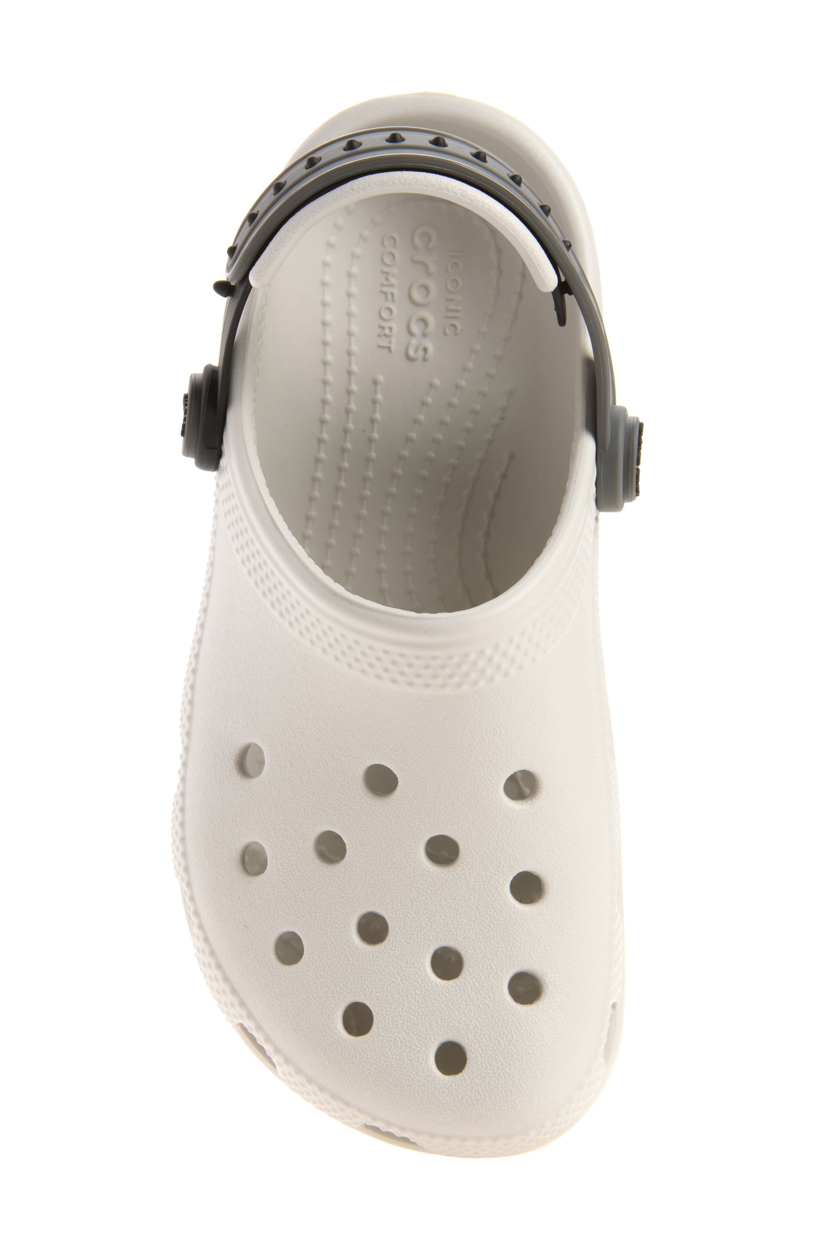 Kids' Classic Glow Snapback Strap Clog, Alternate, color, GLOW GREY/MULTI