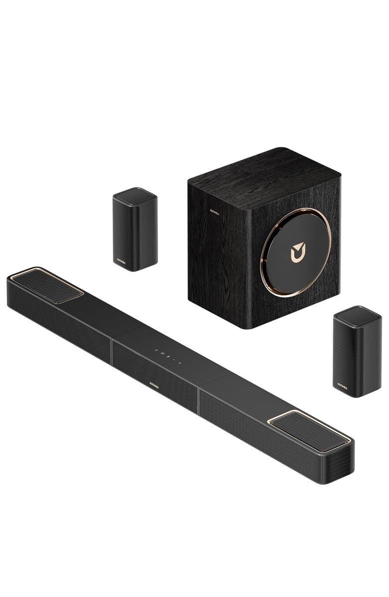 Ultimea Skywave Series 5.1.2ch Wireless Surround Sound System, Main, color, Black