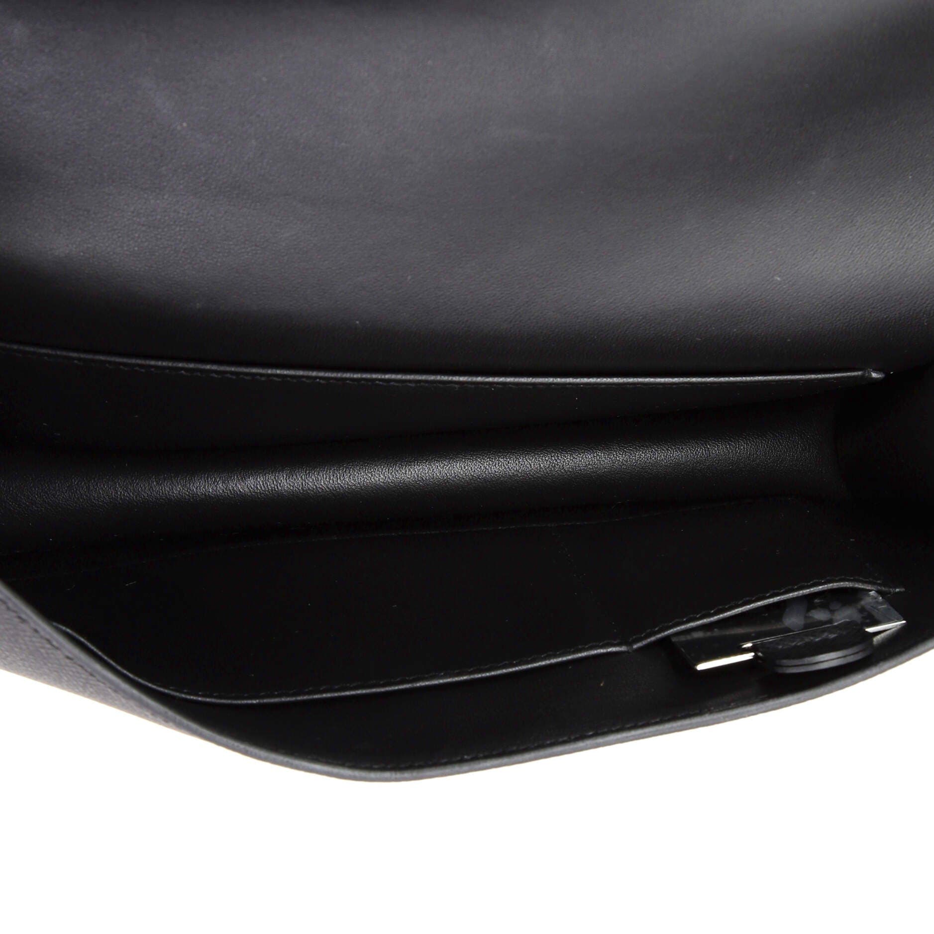 Pre-Owned Hermes Constance Elan NM Bag Epsom 25, Alternate, color, Noir