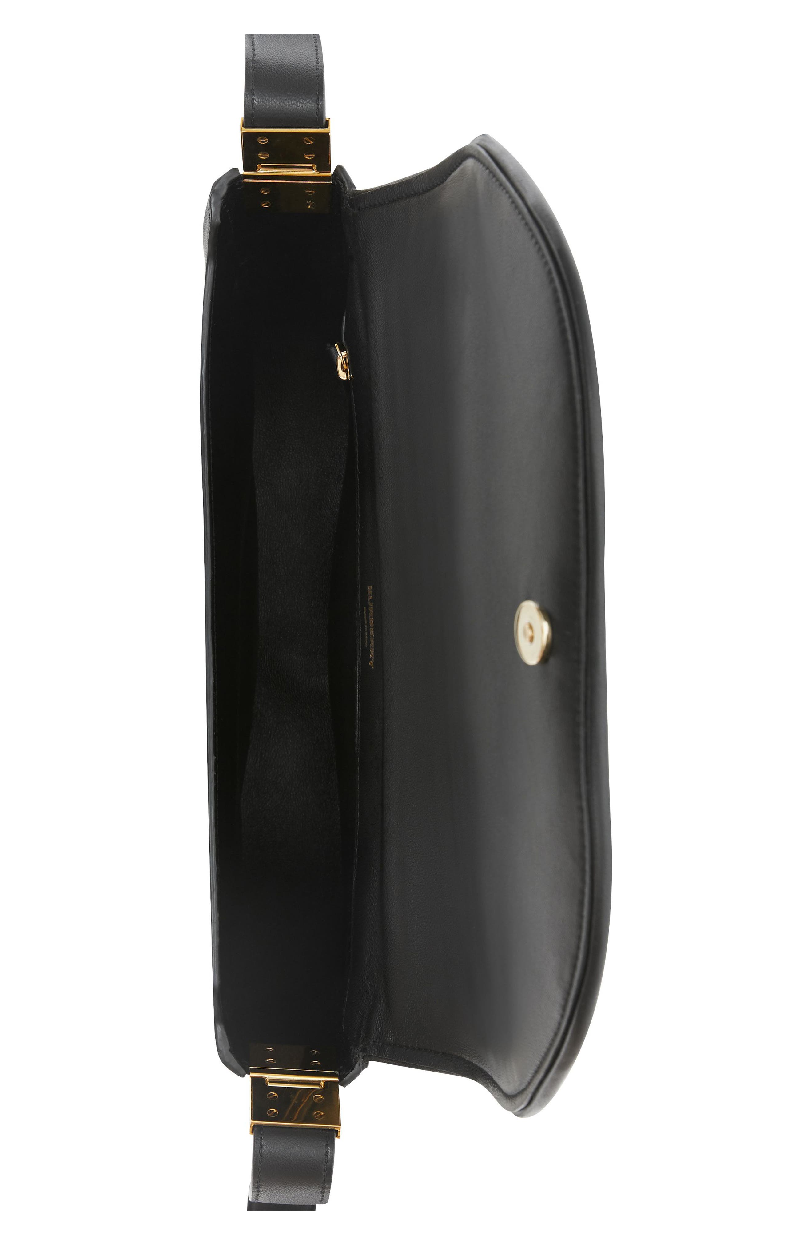 Burberry Small Olympia Diamond Quilted Leather Bag, Alternate, color, 