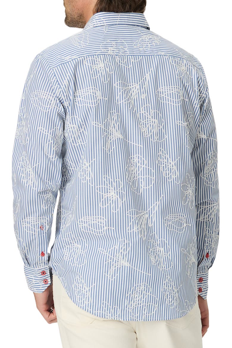 Darien Long Sleeve Button Up Shirt, Alternate, color, TRUE BLUE