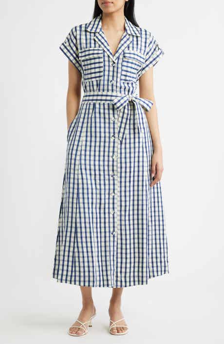 Portia Stripe Maxi Shirtdress