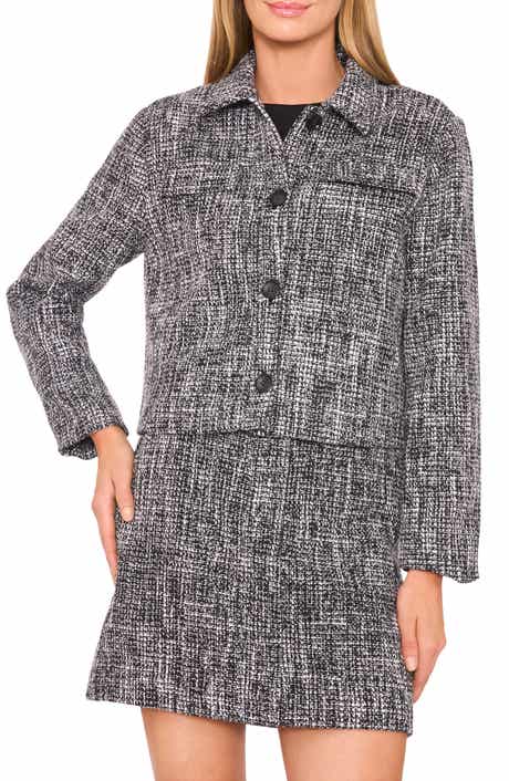 Halogen® Boxy Tweed Jacket