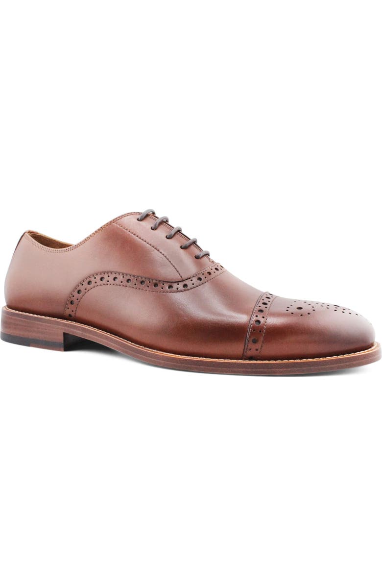 Gordon Rush Bennett Cap Toe Oxford, Main, color, Brandy