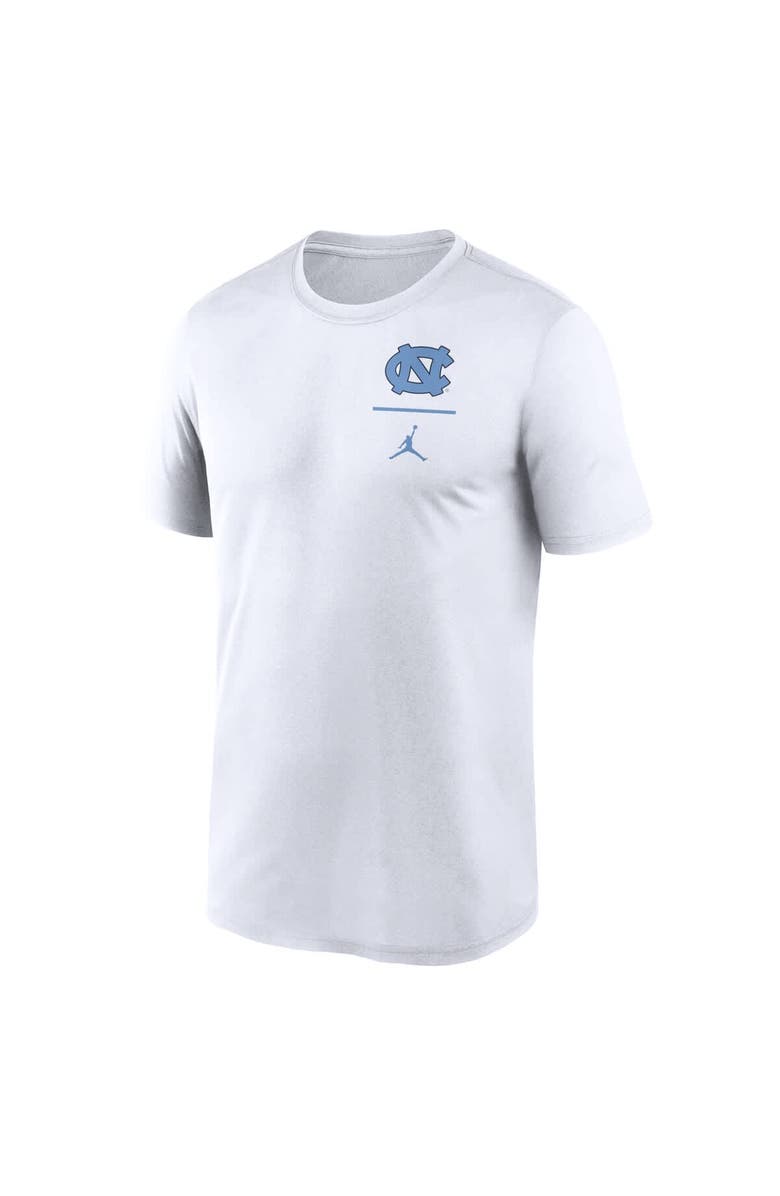 Jordan Brand Men's Jordan Brand White North Carolina Tar Heels Primary Logo Legend Performance T-Shirt, Alternate, color, 