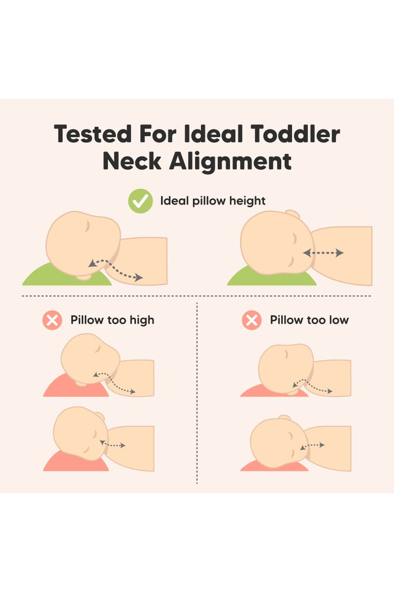 Buddy Toddler Pillow, Alternate, color, Nibbles