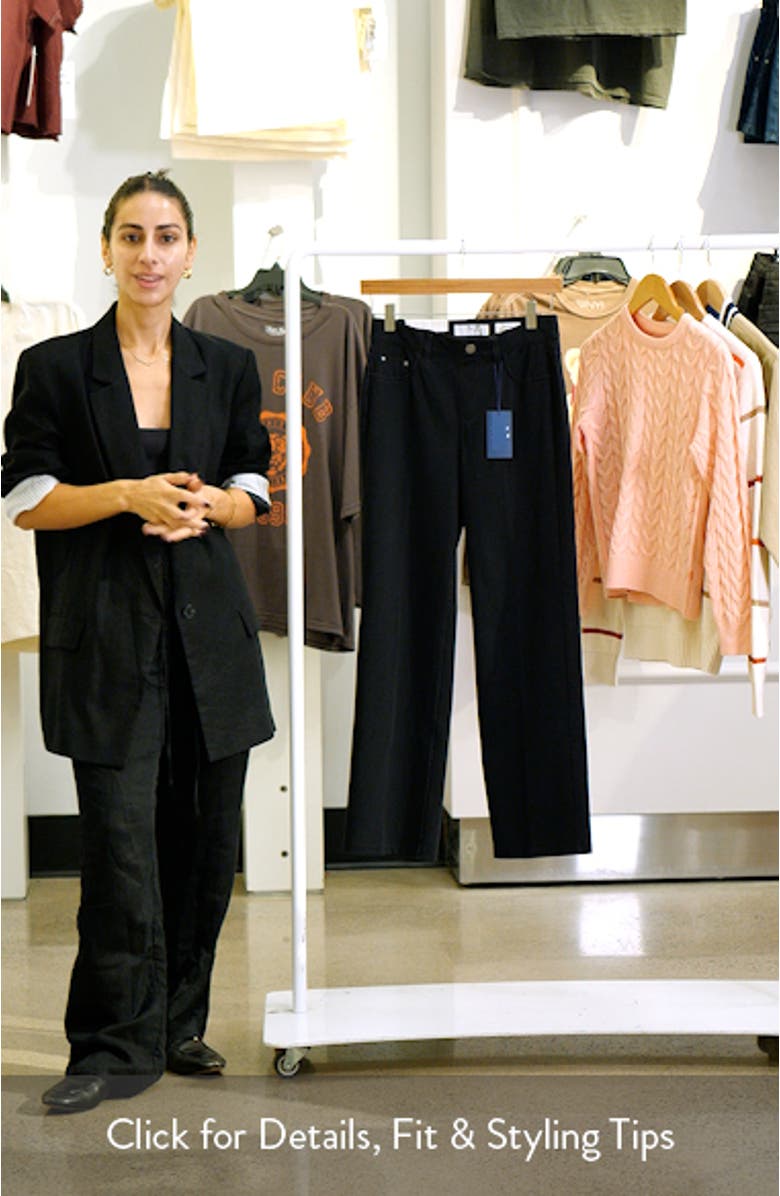 Recess Straight Ankle Knit Jeans, sales video thumbnail