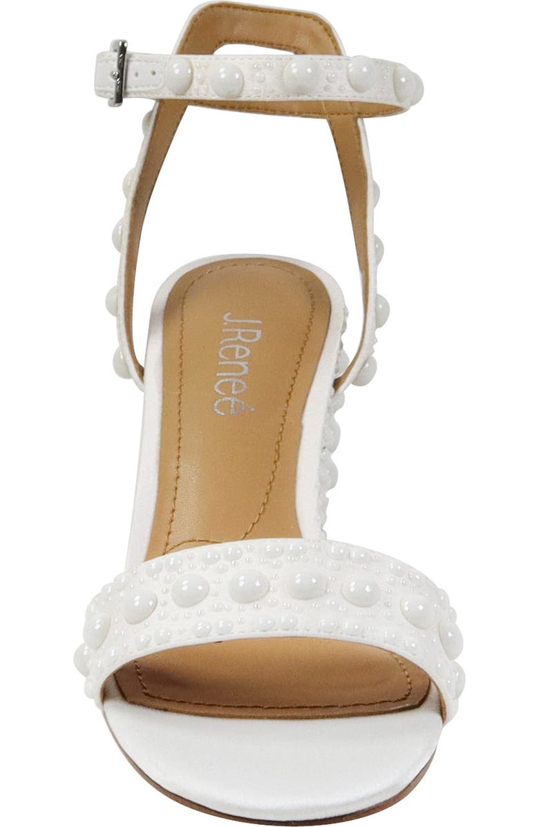 J. Reneé Rulata Ankle Strap Sandal, Alternate, color, White