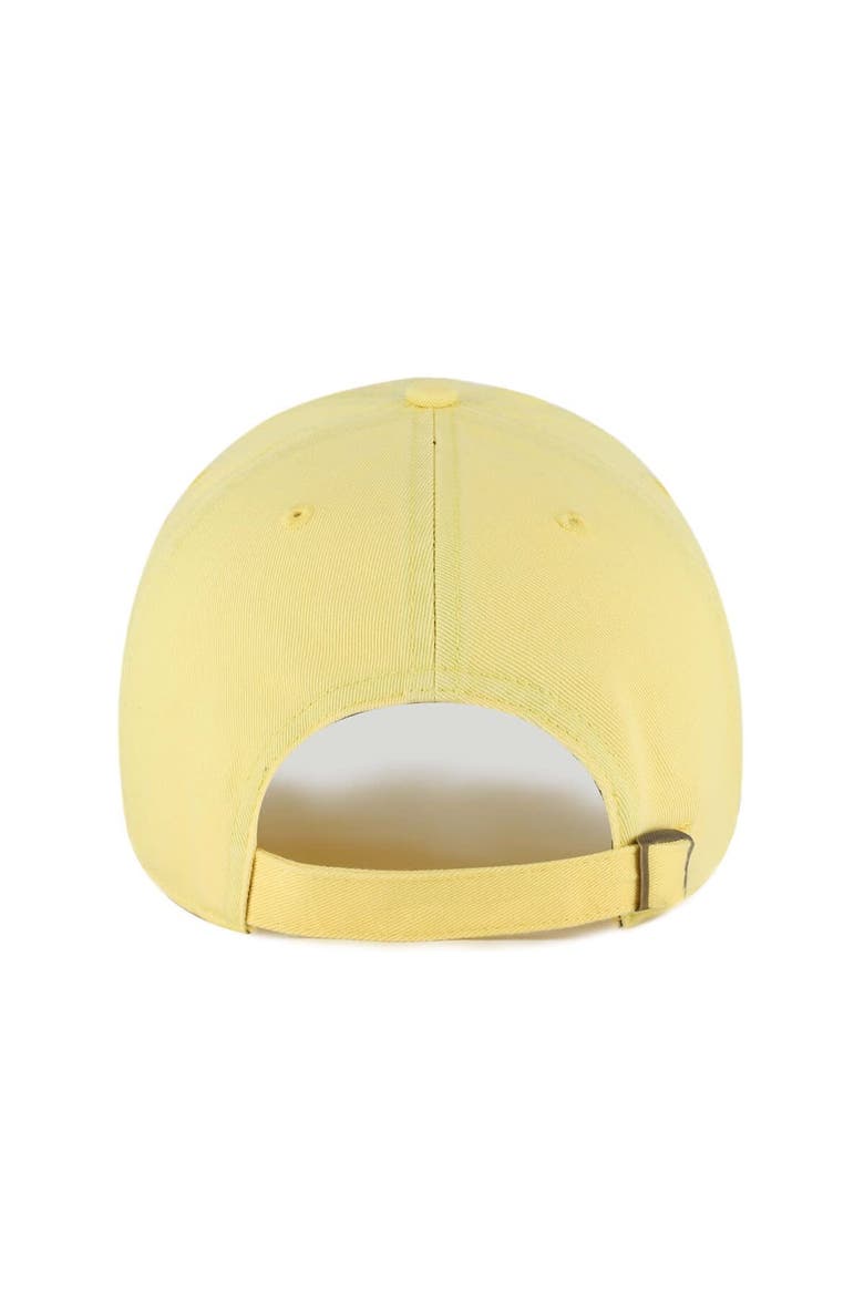 Men's '47 Maize Baylor Bears Clean Up Adjustable Hat, Alternate, color, Maize