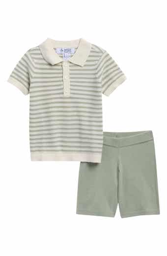 Original Penguin Polo Sweater & Shorts Set