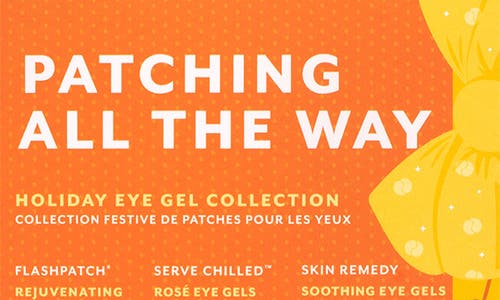 Patchology Patching All The Way Holiday Eye Gel Collection Set $21 Value In Transparent