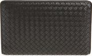 Bottega Veneta Agenda Intrecciato Leather Frame Clutch