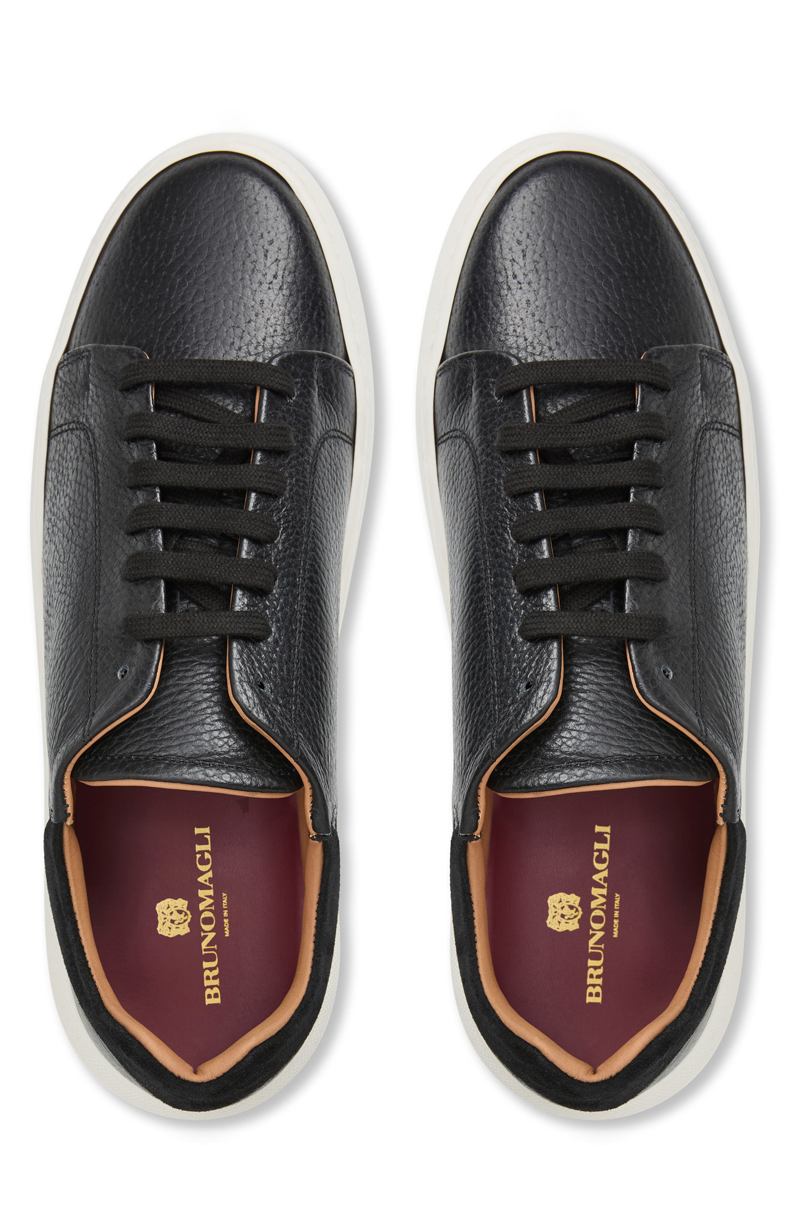 Salvatore Sneaker, Alternate, color, BLACK TUMBLED