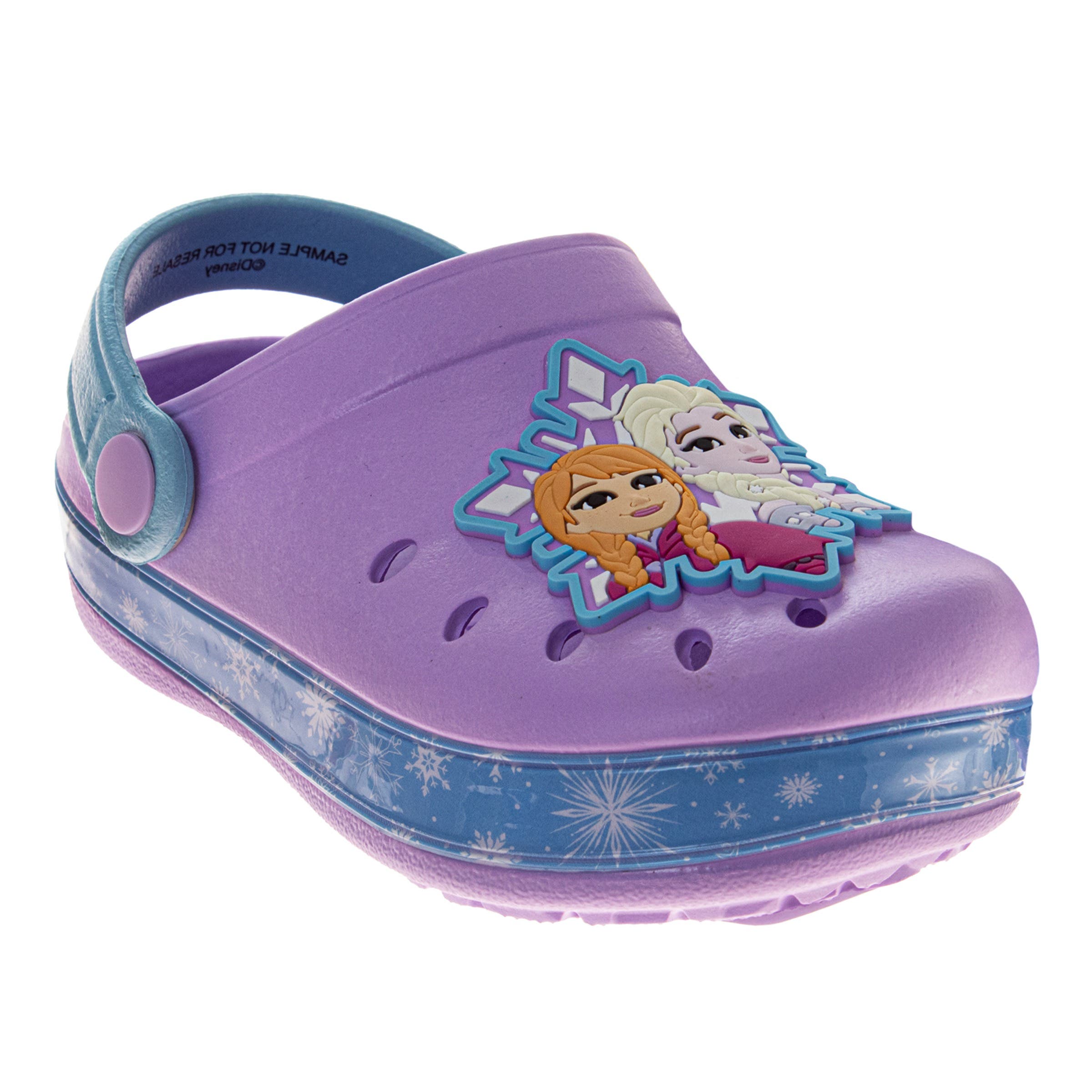 Disney Frozen Elsa and Anna Clogs, Main, color, Lavender