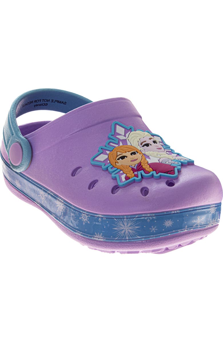 Disney Frozen Elsa and Anna Clogs, Main, color, Lavender