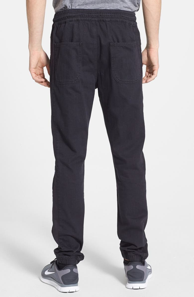 Topman Denim Jogger Sweatpants, Alternate, color, 